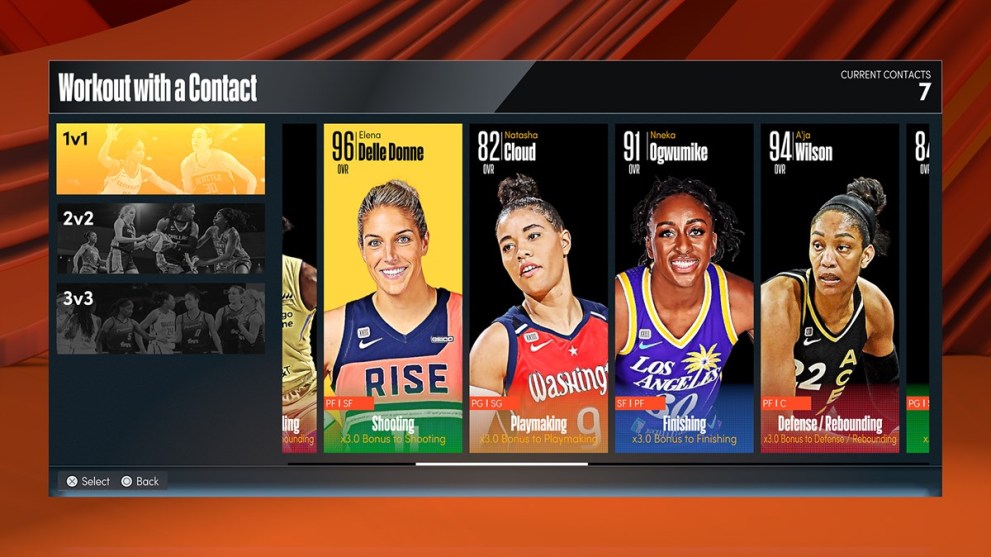 NBA 2K22 WNBA Contact Star