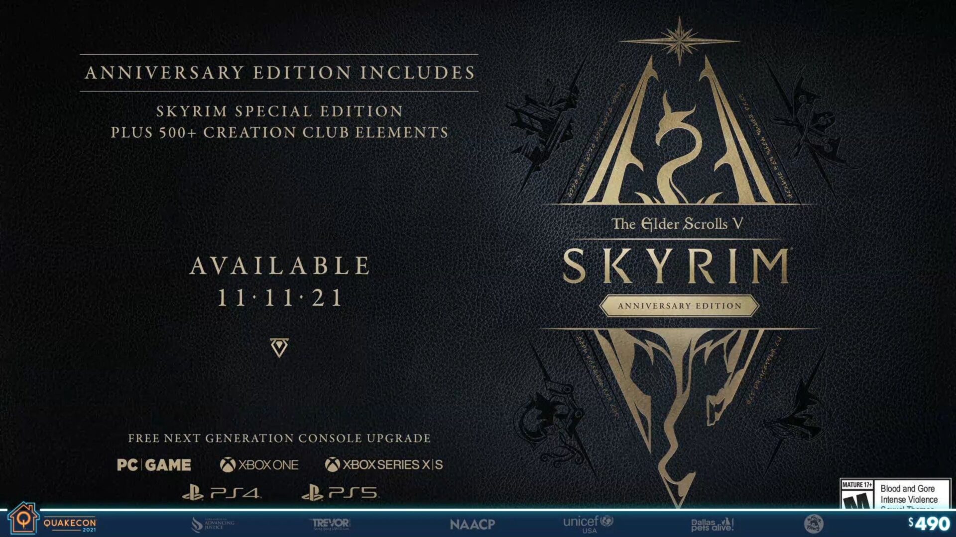 Skyrim Anniversary Edition