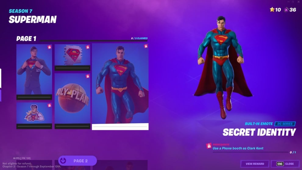 fortnite superman skin