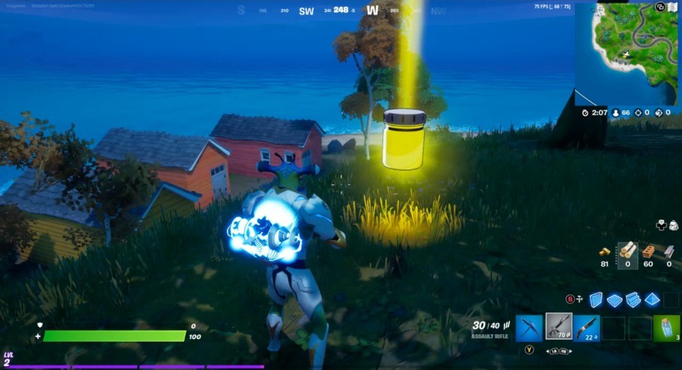 fortnite banana yellow bottles rainbow rental locations