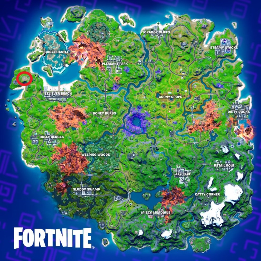 fortnite fort crumpet location