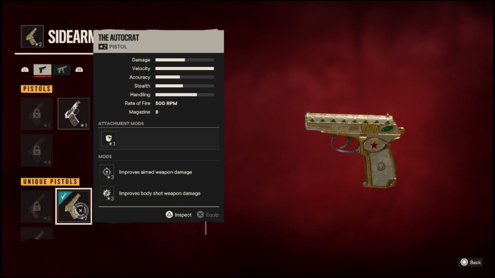 Far Cry 6 The Autocrat, Best Pistol