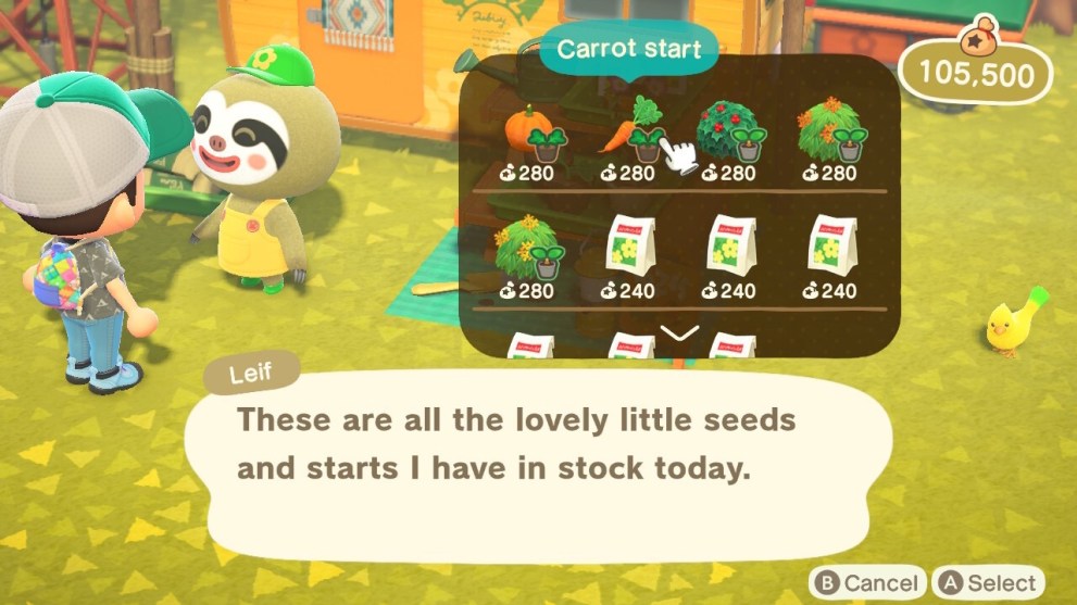 animal crossing potatoes tomatoes carrots 