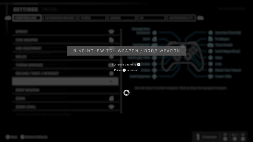 Remapping buttons in Halo Infinite