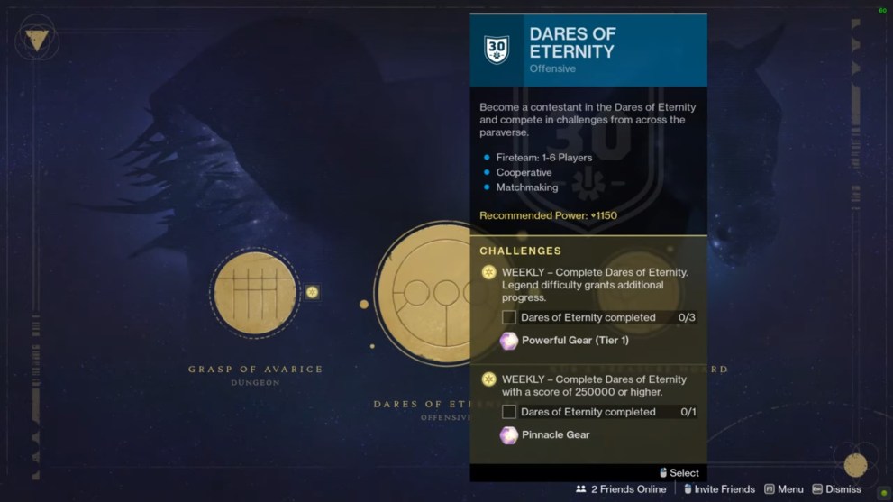 destiny 2 treasure key