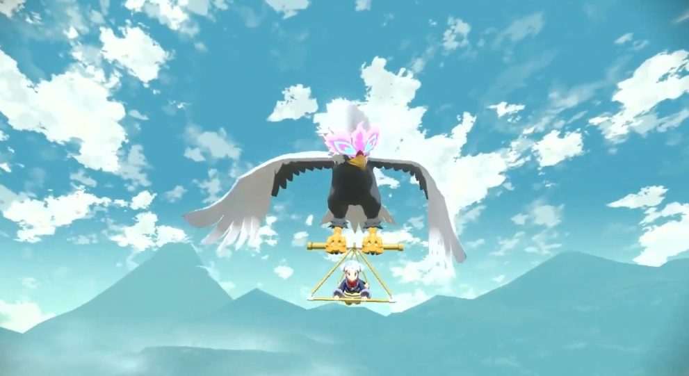 pokemon legends arceus fly