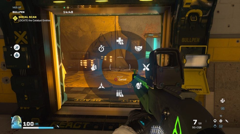 rainbow six extraction chat wheel