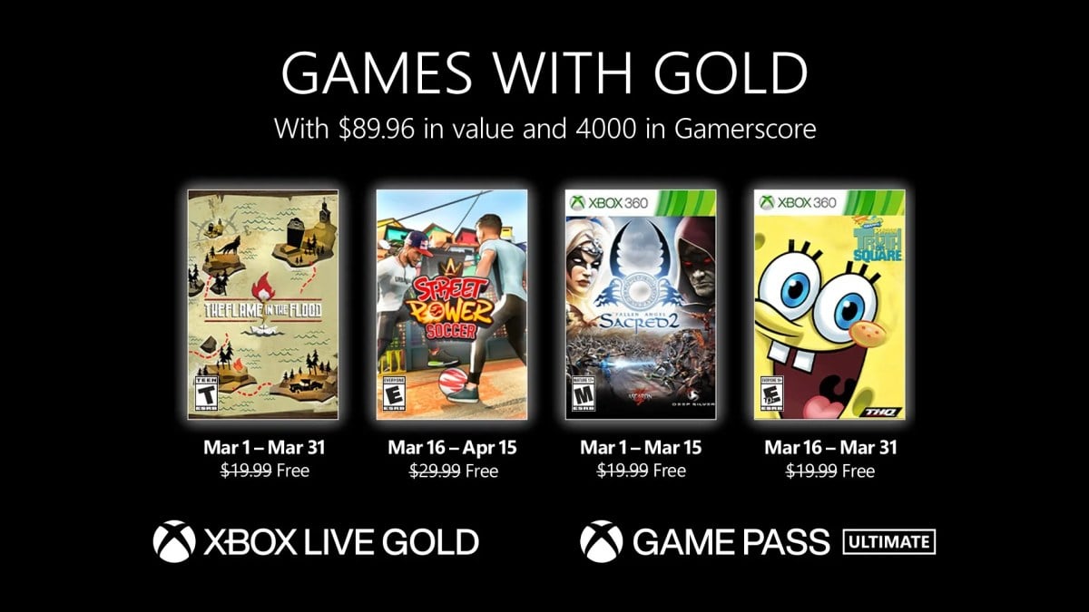 Xbox Games With Gold