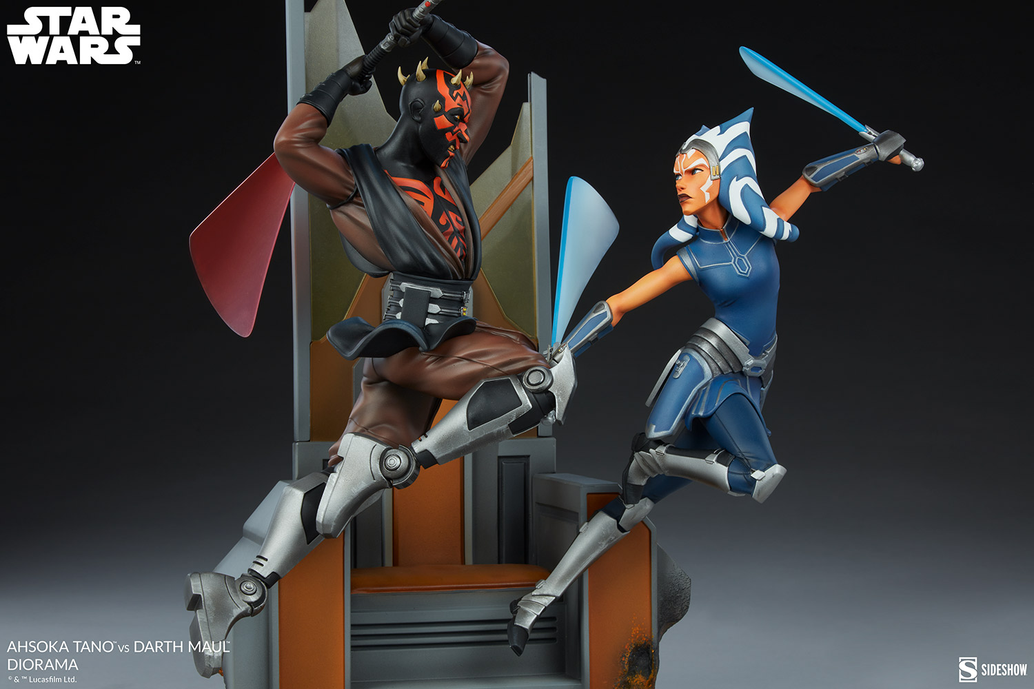 Ahsoka Tano vs Darth Maul Star Wars