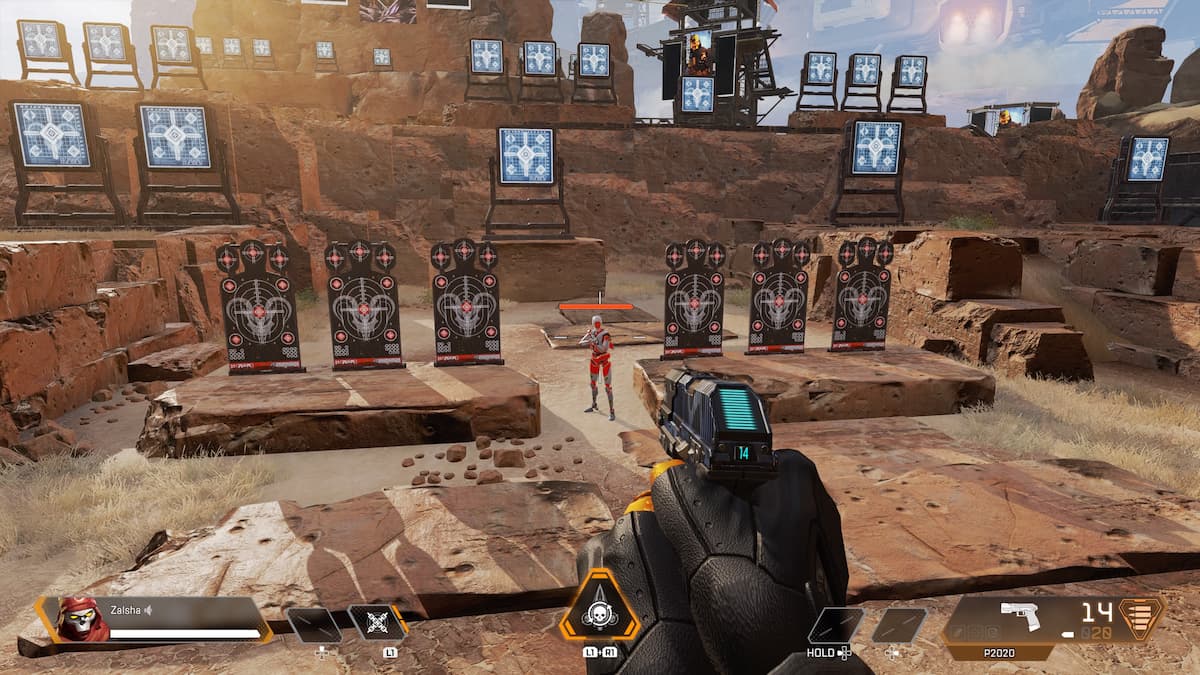 How to Make Firing Range Dummies Move and Attack in Apex Legends