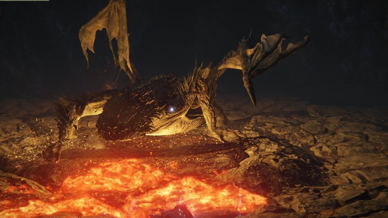 Elden Ring Magma Wyrm Boss