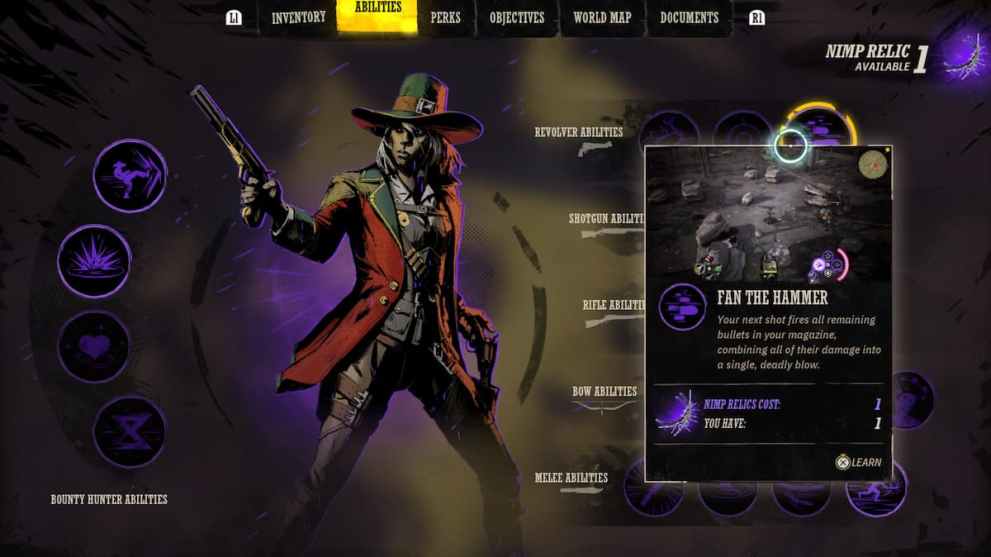 Weird West abilities