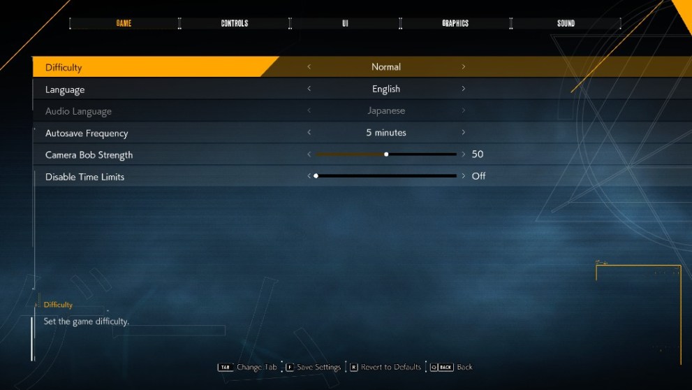 ghostwire tokyo how to change difficulty