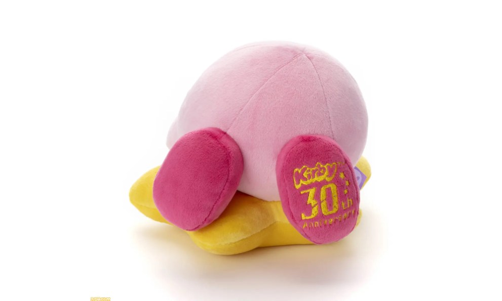 relaxing kirby plush 30th back