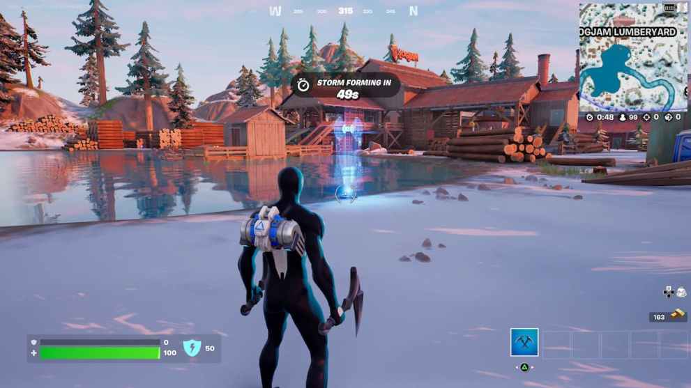 Hologram Audio Log at Logjam Lumberyard Fortnite Chapter 3 Season 2