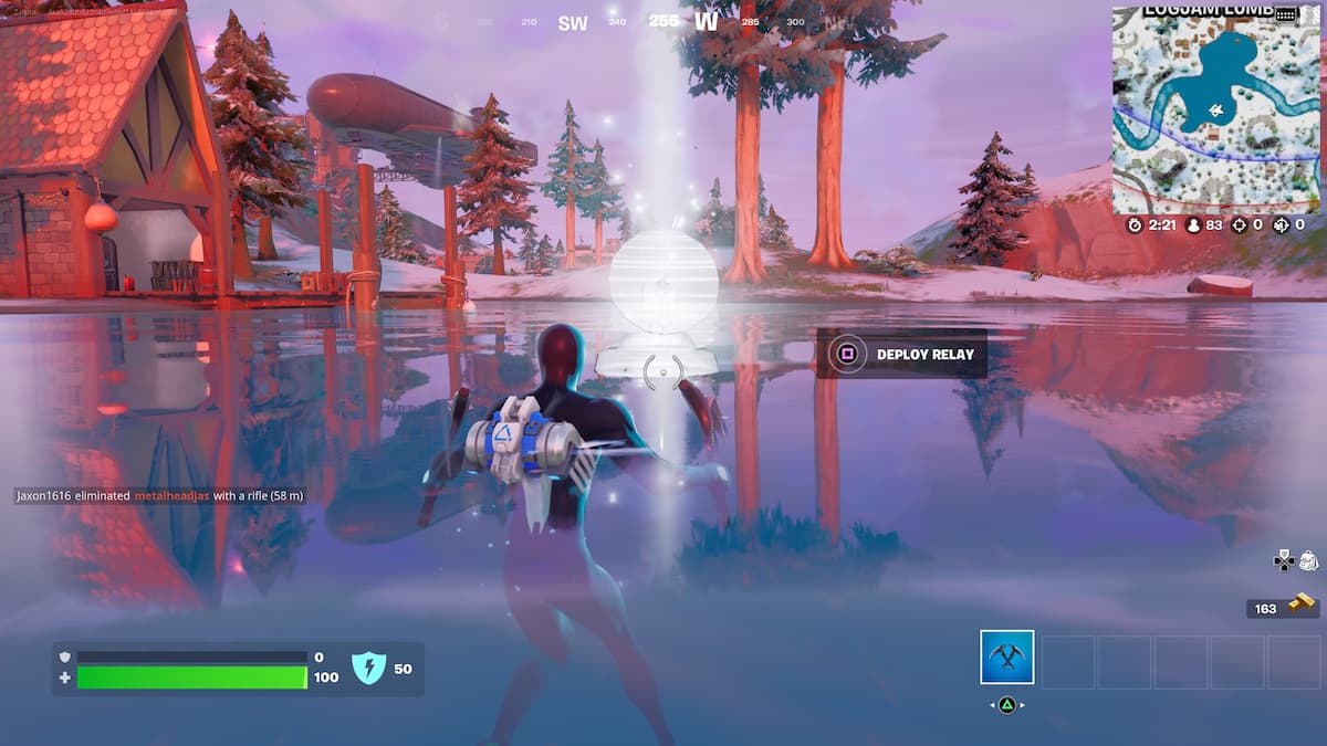 How to Deploy Aquatic Communication Relays near Logjam Lumberyard in Fortnite Chapter 3 Season 2