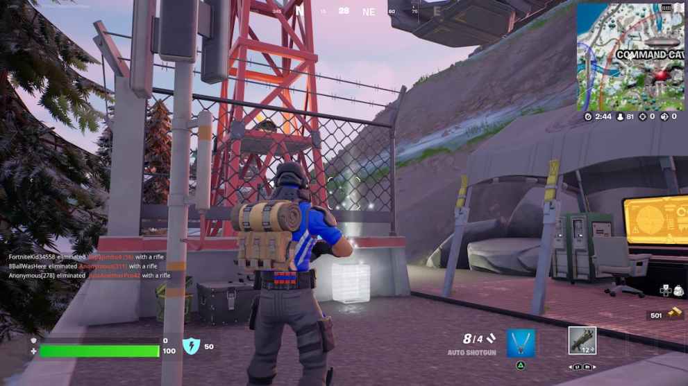 Command Cavern Wiretap Plant Location Fortnite Chapter 3 Season 2