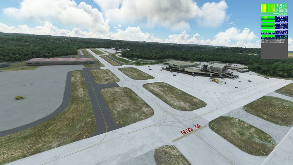 Microsoft Flight Simulator West Virginia International Yeager Airport Review 