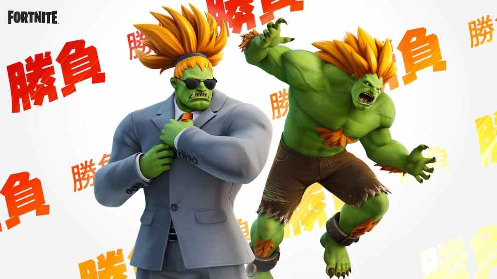 Both Blanka styles in Fortnite