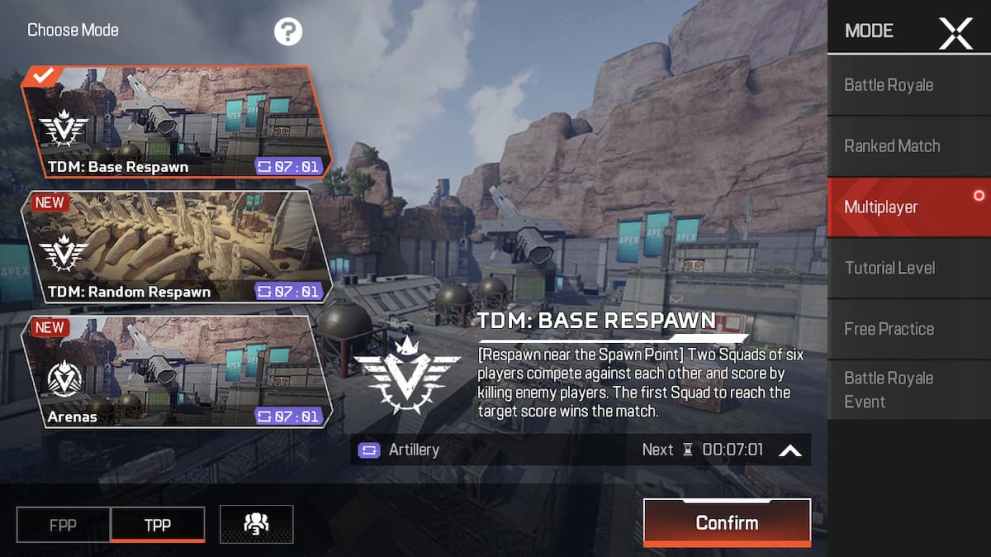 Apex Legends Mobile Game Modes