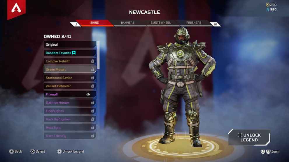 Green Mosaic Legendary Newcastle Skin