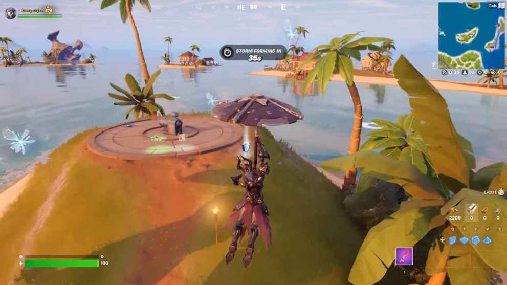 Fortnite Seven Outpost VII level up token location