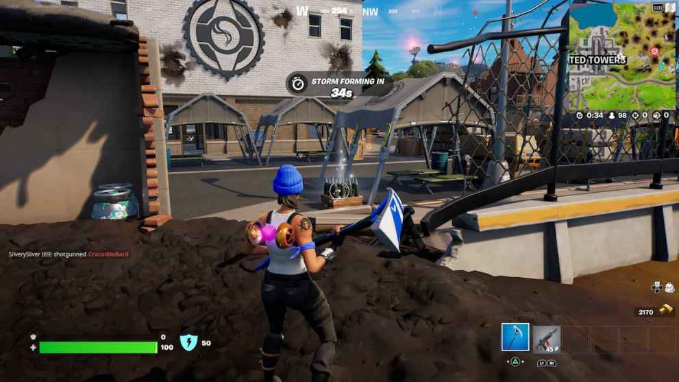 IO Munitions Location East Tilted Towers Among Tents