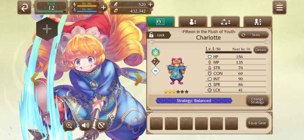 charlotte in echoes of mana