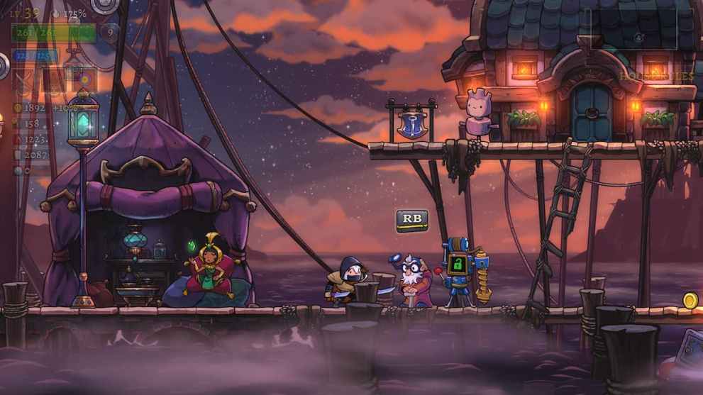 Rogue Legacy 2 Architect at Docks