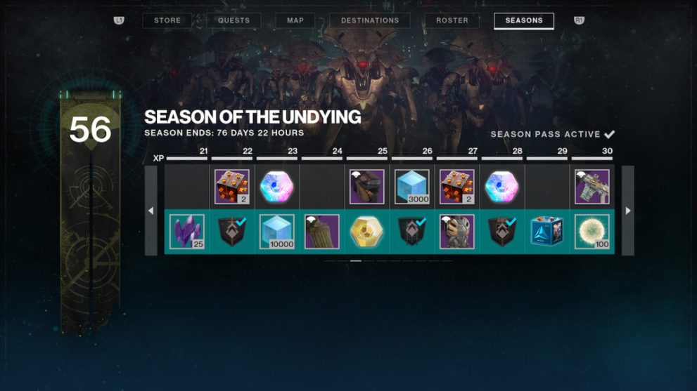 season pass screen