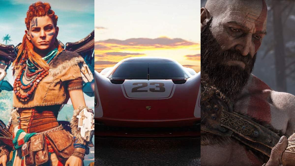 Horizon, gran turismo, and god of war