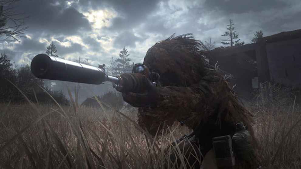 call of duty modern warfare remastered all ghillied up 