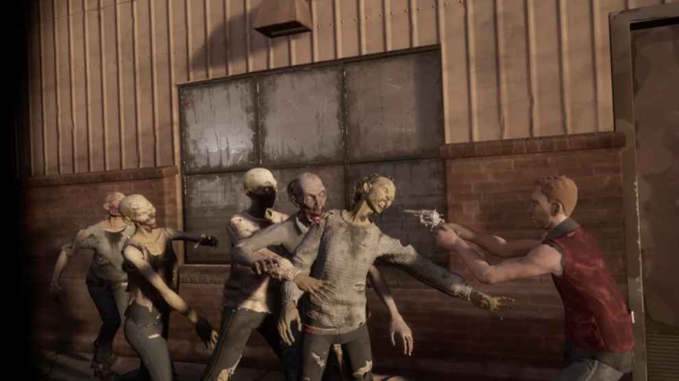 zombie horde in the walking dead saints and sinners