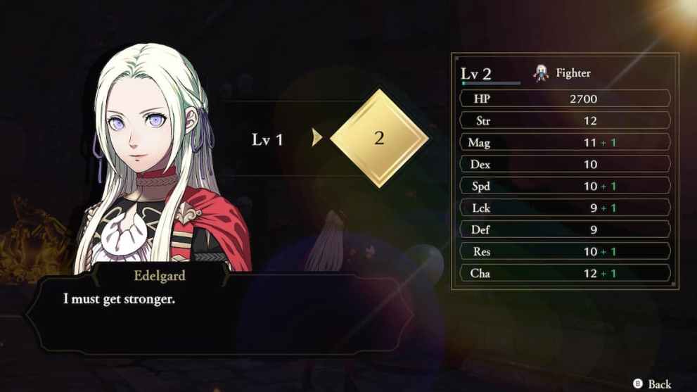 leveling up in fire emblem warriors: three hopes