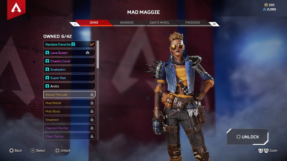 Mad Maggie Above The Law Legendary Skin