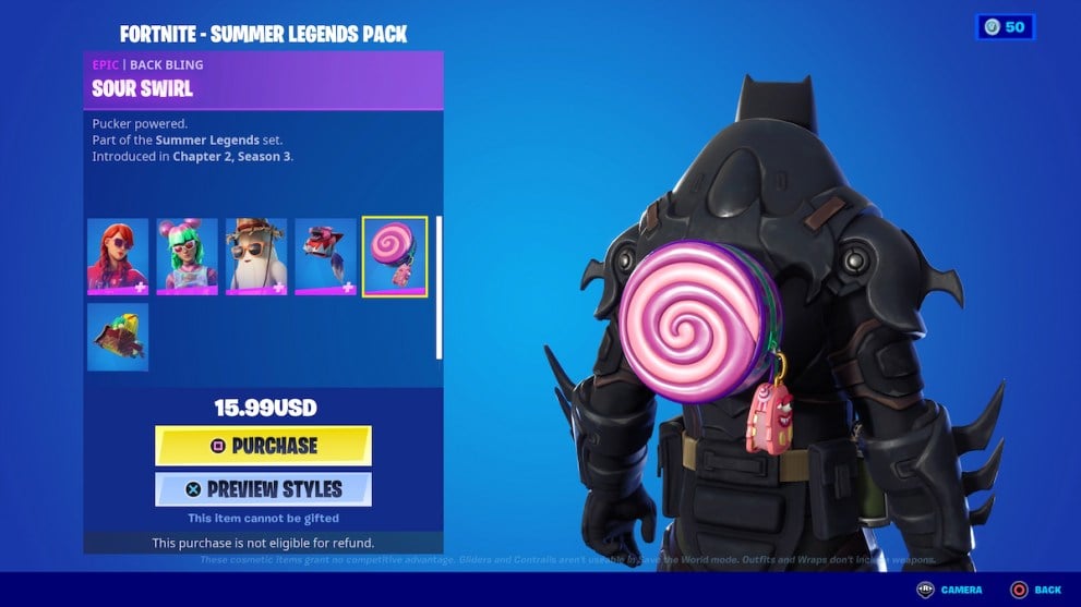 Sour Swirl Back Bling