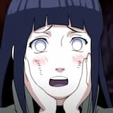 Hinata getting embaressed over something Naruto said