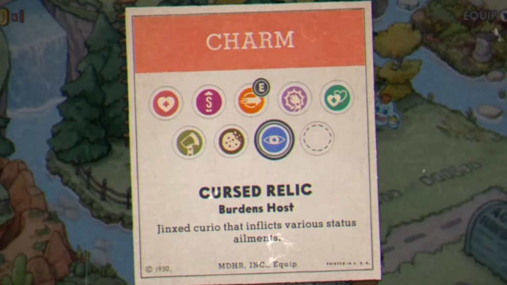 Cuphead: The Delicious Last Course Cursed Relic