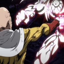 Saitama one punches Boros