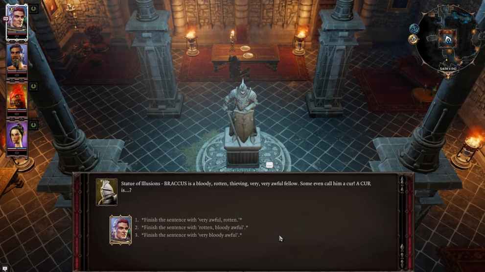 statue of illusions puzzle in divinity: original sin 2