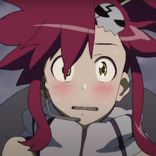 Yoko embarrassed by something someone said