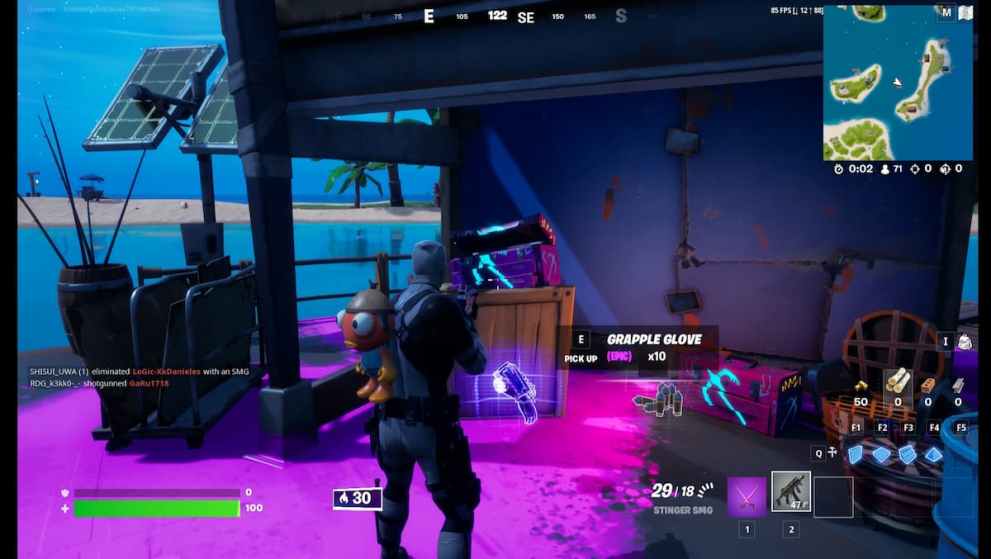 a Grapple Glove on the floor in Fortnite chapter 3 season 3