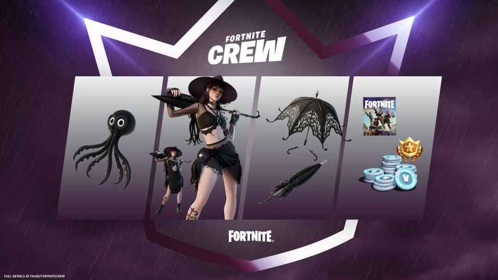 july fortnite crew pack skin