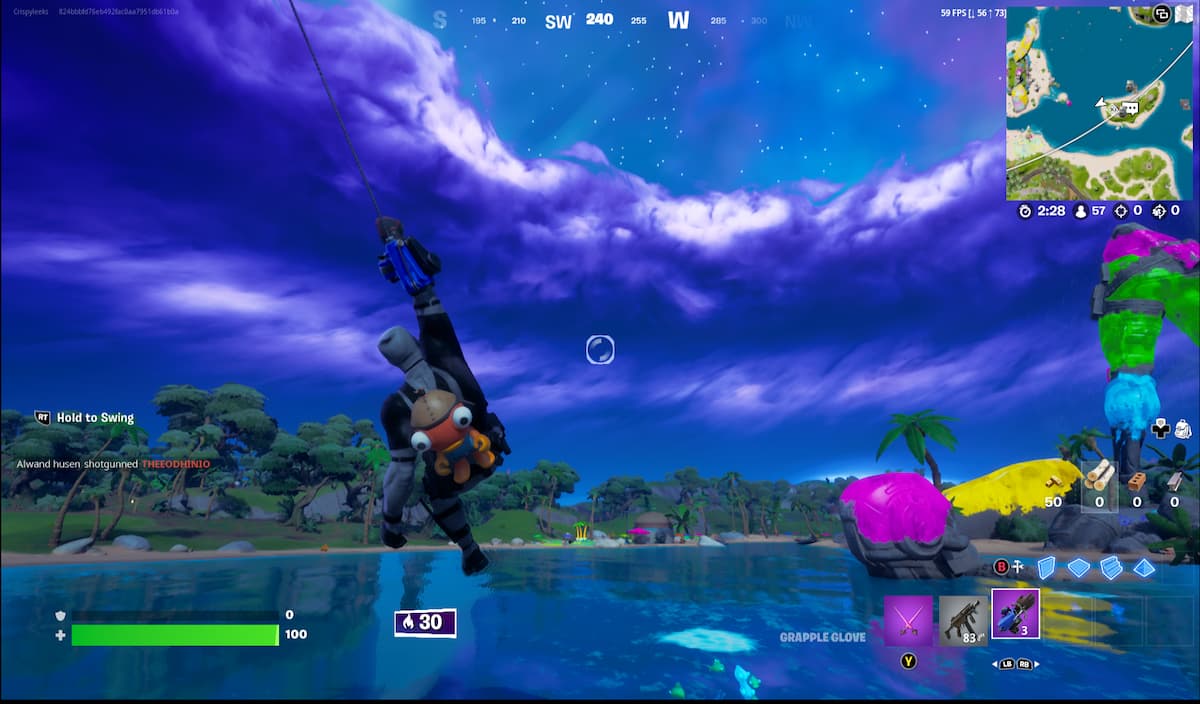 Fortnite, Grapple Glove locations