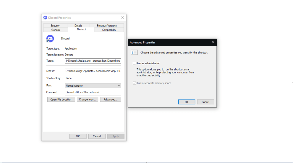 Have Discord launch as administrator to help solve compatibility issues.