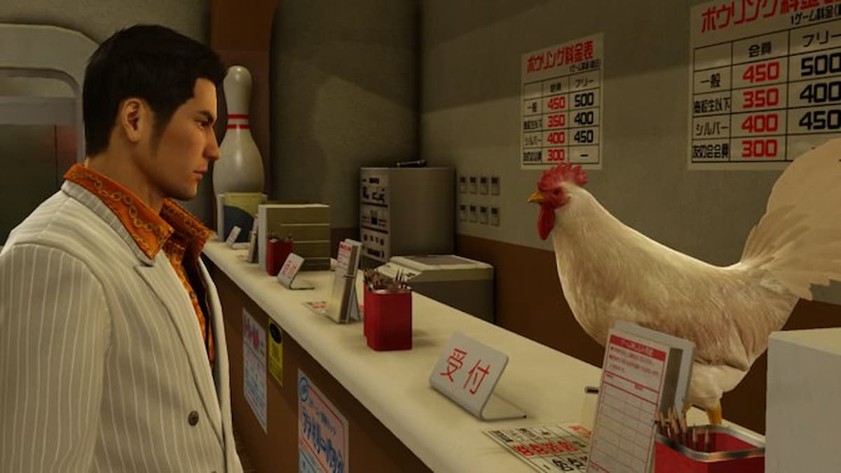 Kiryu and Nugget in Yakuza 0