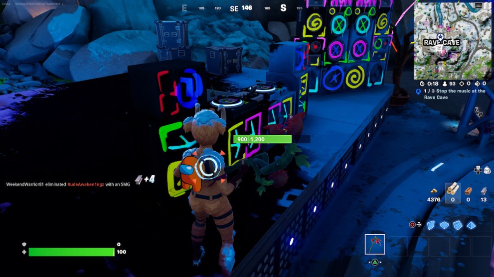 Fortnite Rave Cave DJ Booth