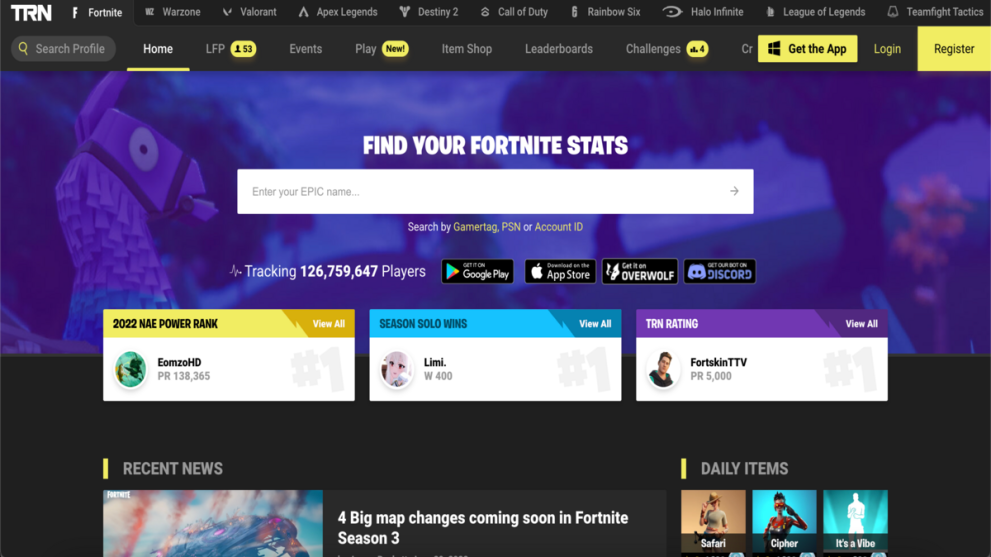 Fortnite Tracker