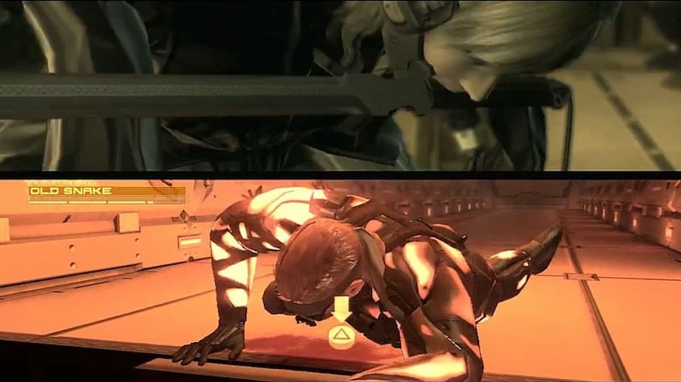 Split screen in MGS4