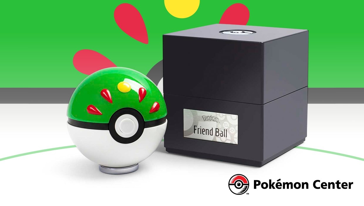 friend ball replica pokemon center